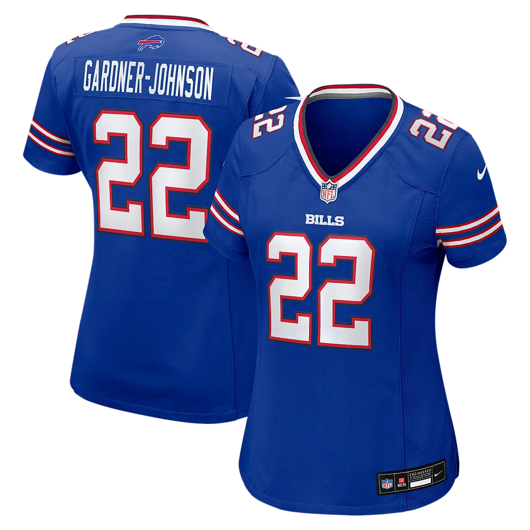 Zennovawear Chauncey Gardner-Johnson Buffalo Bills Women's Team Game Jersey - Royal