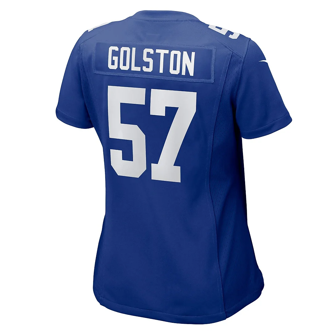 Zennovawear Chauncey Golston New York Giants Women's Team Game Jersey - Royal