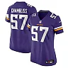 Zennovawear Chaz Chambliss Minnesota Vikings Women's Team Game Jersey - Purple