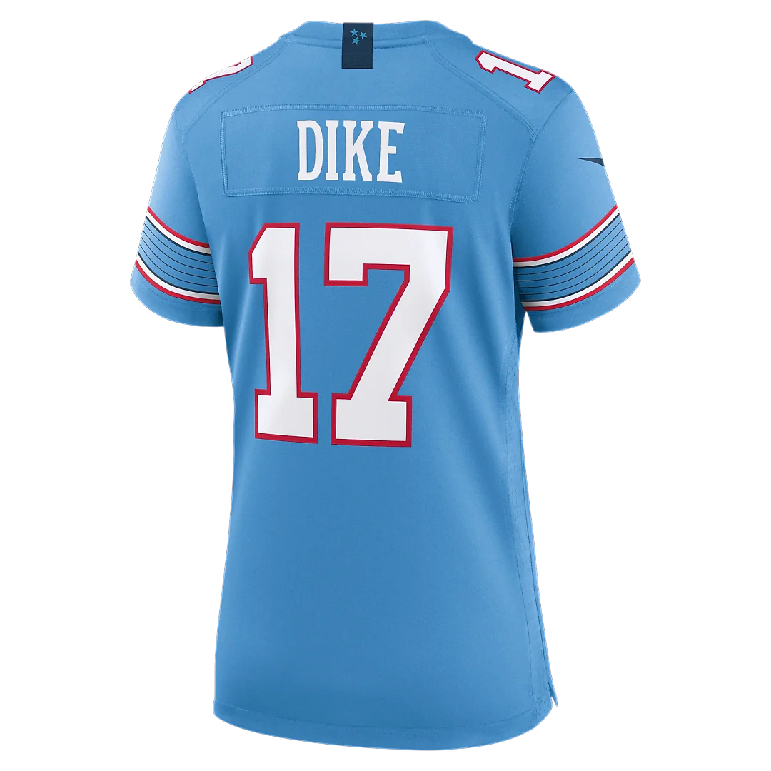 Zennovawear Chimere Dike Tennessee Titans Women's Team Game Jersey - Light Blue