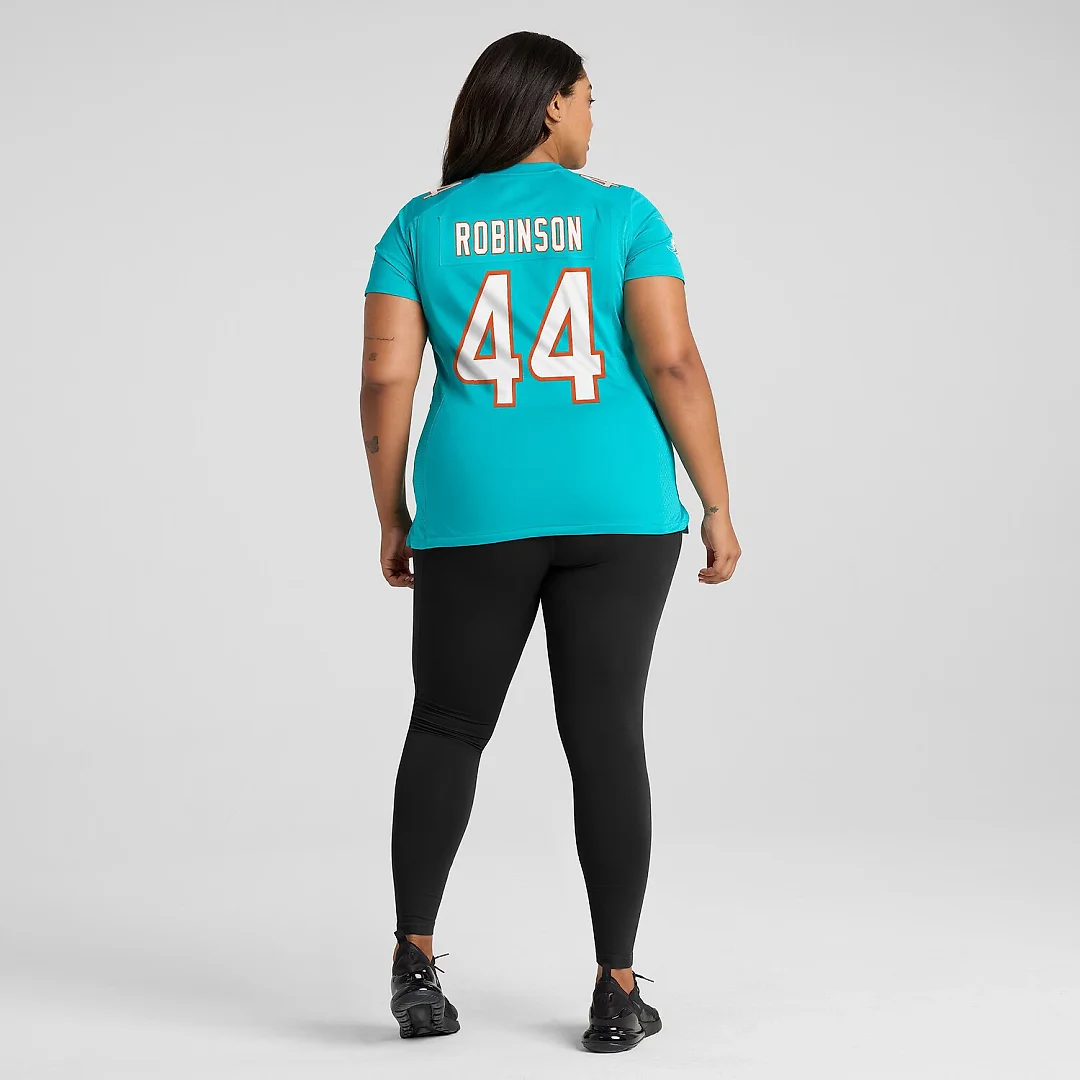 Zennovawear Chop Robinson Miami Dolphins Women's Game Jersey - Aqua