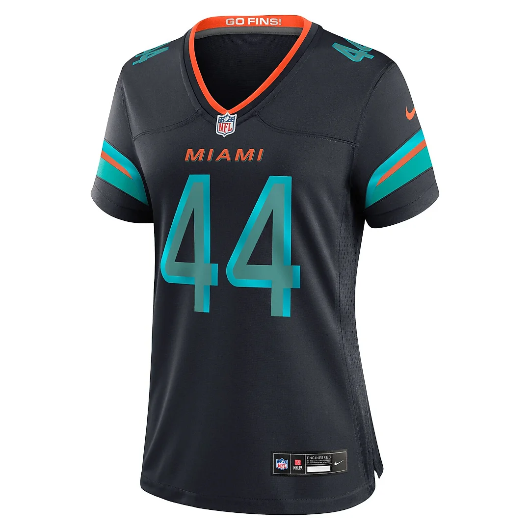 Zennovawear Chop Robinson Miami Dolphins Women's 2025 Rivalries Collection Game Jersey - Pitch Blue
