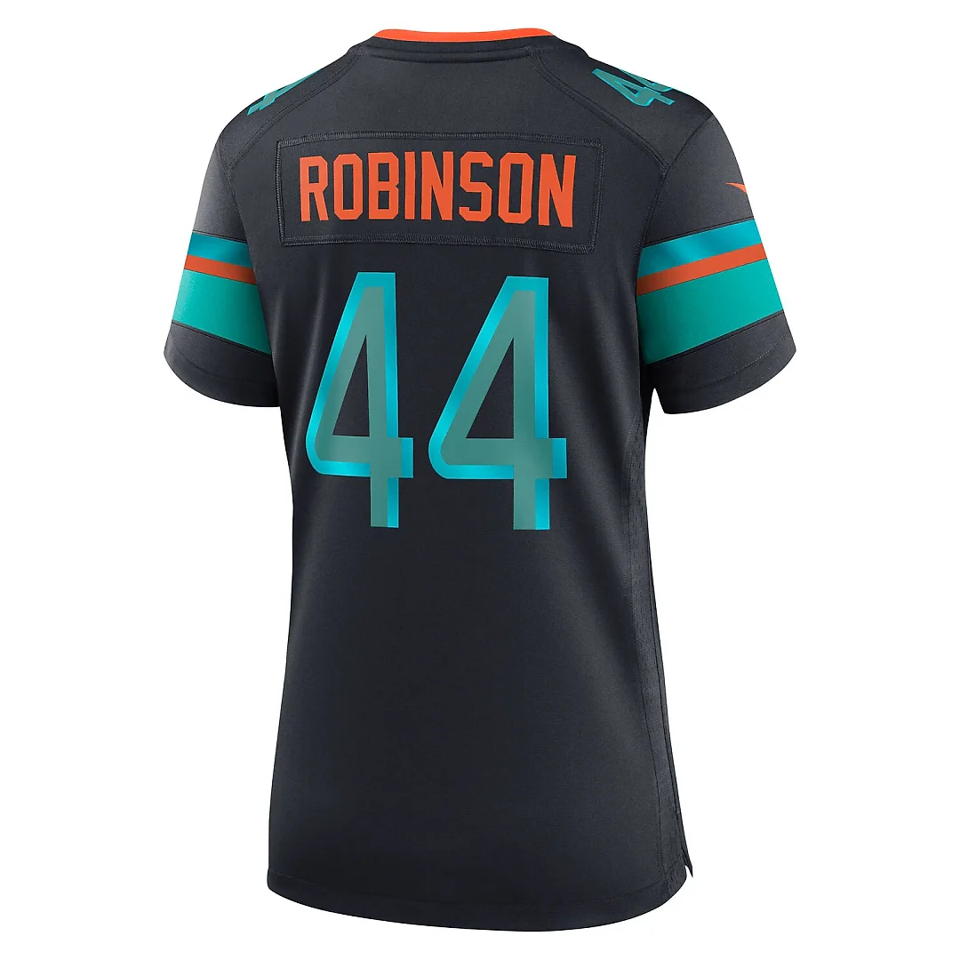 Zennovawear Chop Robinson Miami Dolphins Women's 2025 Rivalries Collection Game Jersey - Pitch Blue