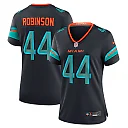 Zennovawear Chop Robinson Miami Dolphins Women's 2025 Rivalries Collection Game Jersey - Pitch Blue