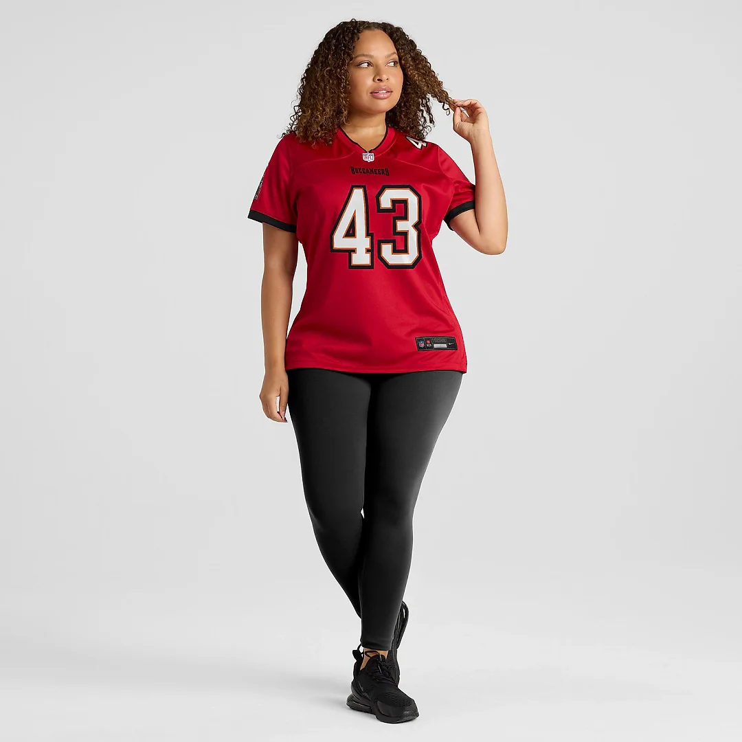 Zennovawear Chris Braswell Tampa Bay Buccaneers Women's Team Game Jersey - Red