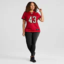 Zennovawear Chris Braswell Tampa Bay Buccaneers Women's Team Game Jersey - Red