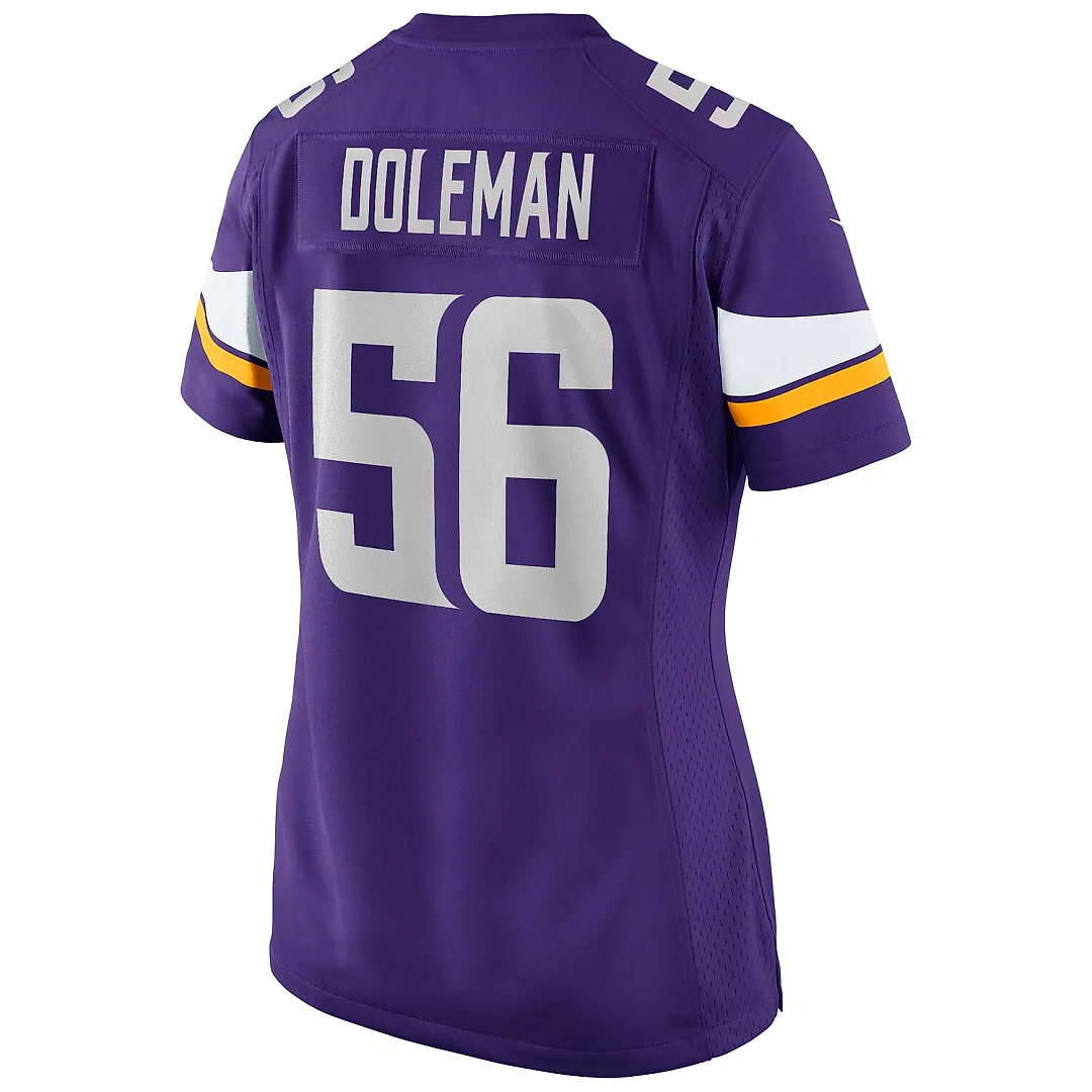 Zennovawear Chris Doleman Minnesota Vikings Women's Game Retired Player Jersey - Purple