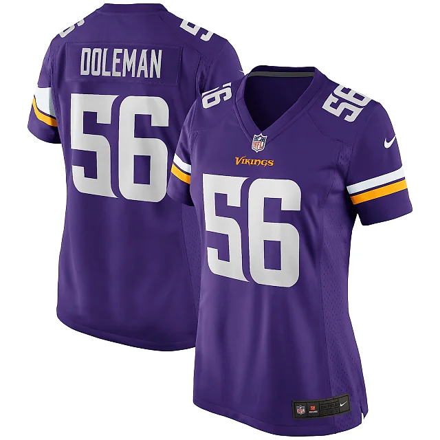 Zennovawear Chris Doleman Minnesota Vikings Women's Game Retired Player Jersey - Purple