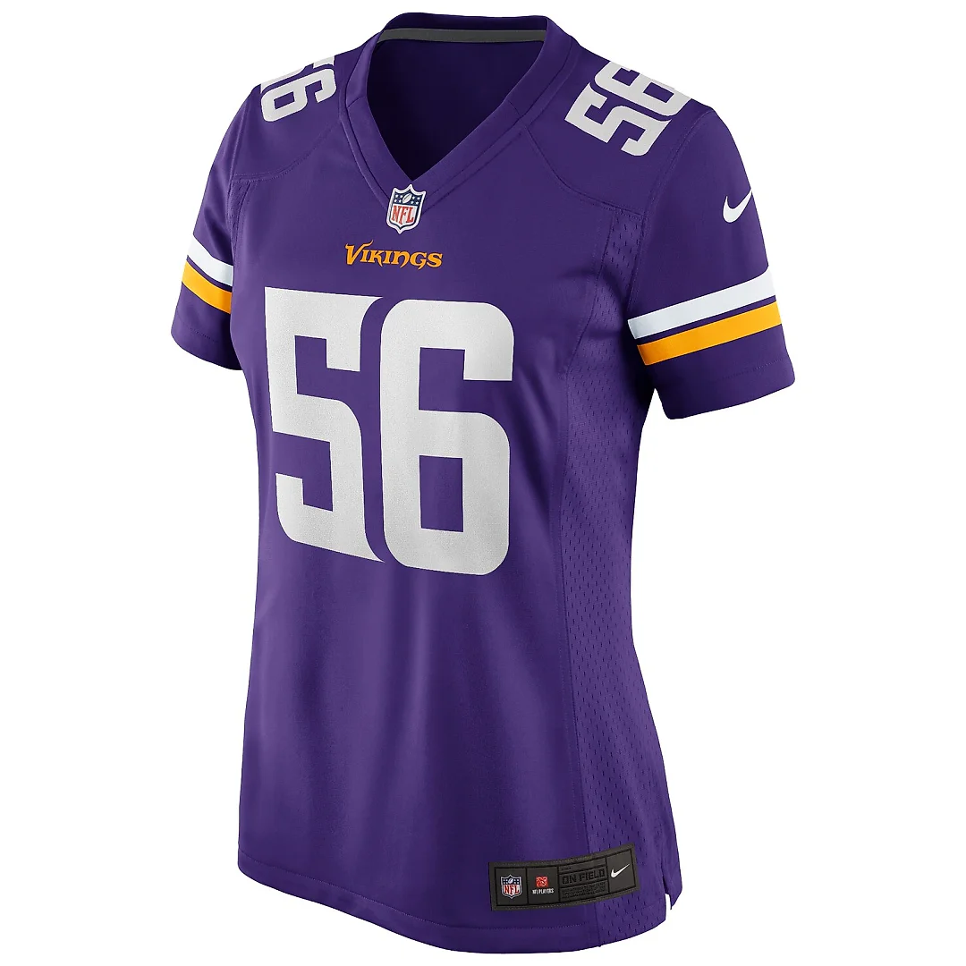 Zennovawear Chris Doleman Minnesota Vikings Women's Game Retired Player Jersey - Purple
