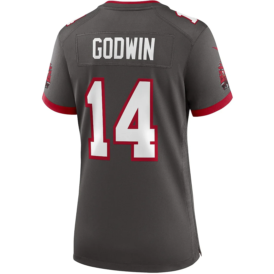 Zennovawear Chris Godwin Tampa Bay Buccaneers Women's Alternate Game Jersey - Pewter