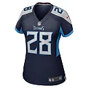 Zennovawear Chris Johnson Tennessee Titans Women's Retired Player Game Jersey - Navy