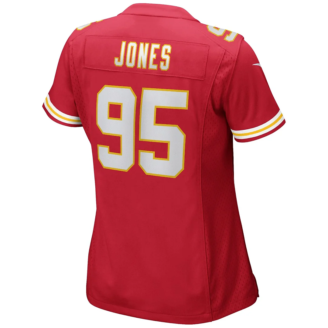 Zennovawear Chris Jones Kansas City Chiefs Women's Game Jersey - Red