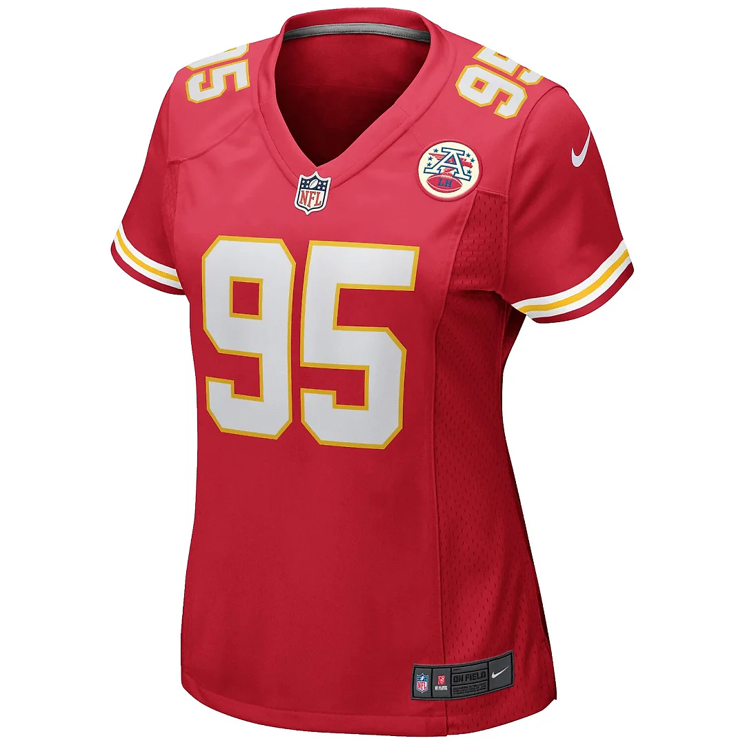 Zennovawear Chris Jones Kansas City Chiefs Women's Game Jersey - Red
