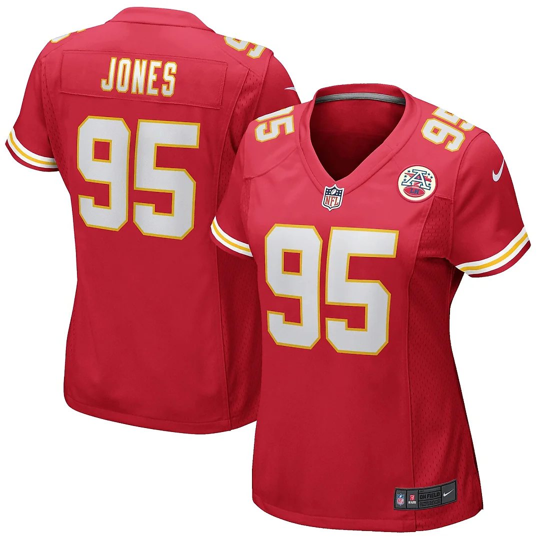 Zennovawear Chris Jones Kansas City Chiefs Women's Game Jersey - Red