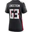 Zennovawear Chris Lindstrom Atlanta Falcons Women's Game Jersey - Black
