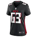Zennovawear Chris Lindstrom Atlanta Falcons Women's Team Game Jersey - Black