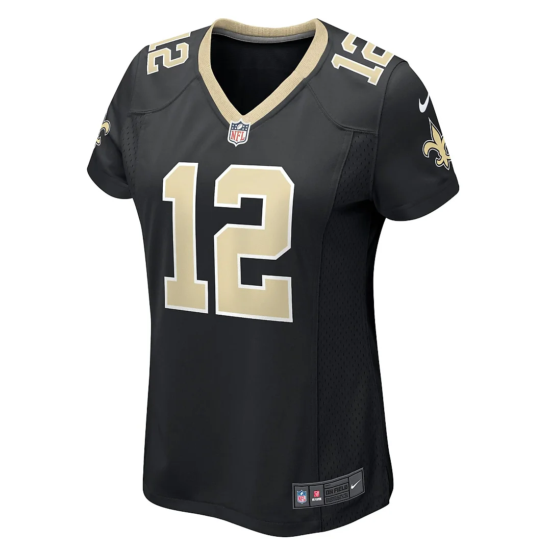 Zennovawear Chris Olave New Orleans Saints Women's Game Player Jersey - Black