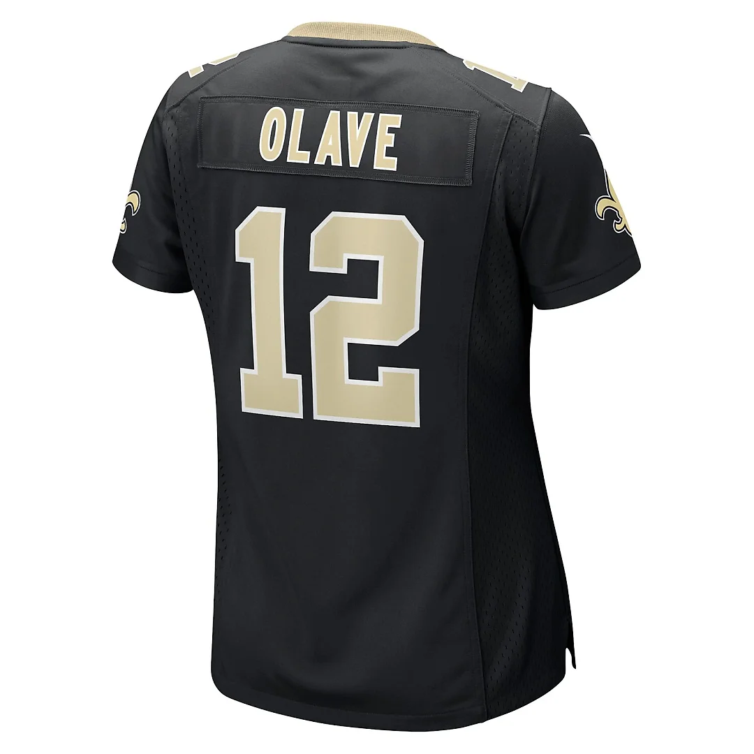 Zennovawear Chris Olave New Orleans Saints Women's Game Player Jersey - Black