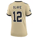 Zennovawear Chris Olave New Orleans Saints Women's Gameday Golds Alternate Game Player Jersey - Gold