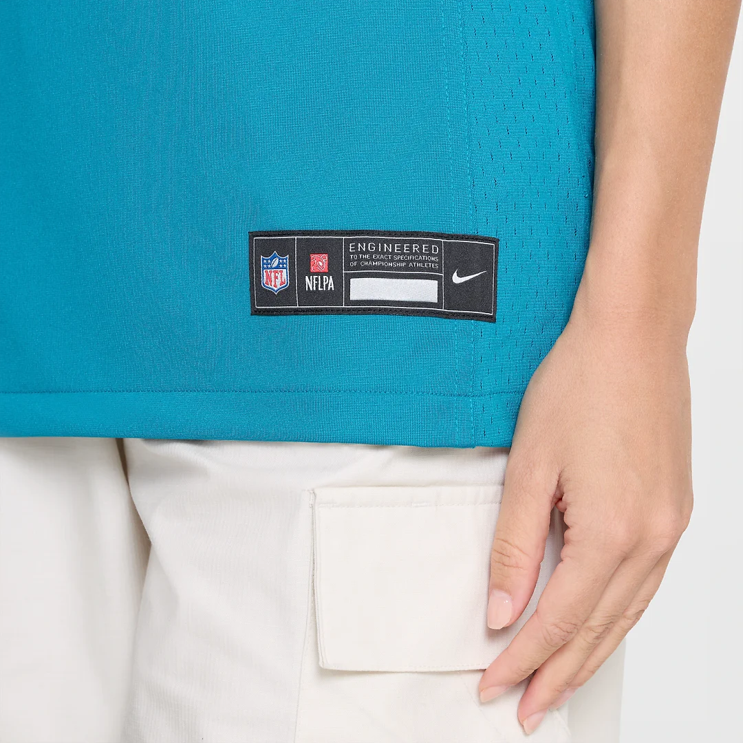 Zennovawear Chris Rodriguez Jr. Jacksonville Jaguars Women's Team Game Jersey - Teal