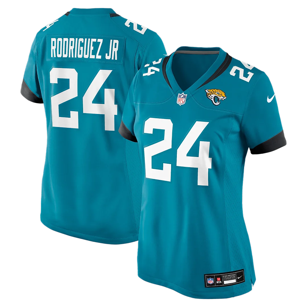 Zennovawear Chris Rodriguez Jr. Jacksonville Jaguars Women's Team Game Jersey - Teal