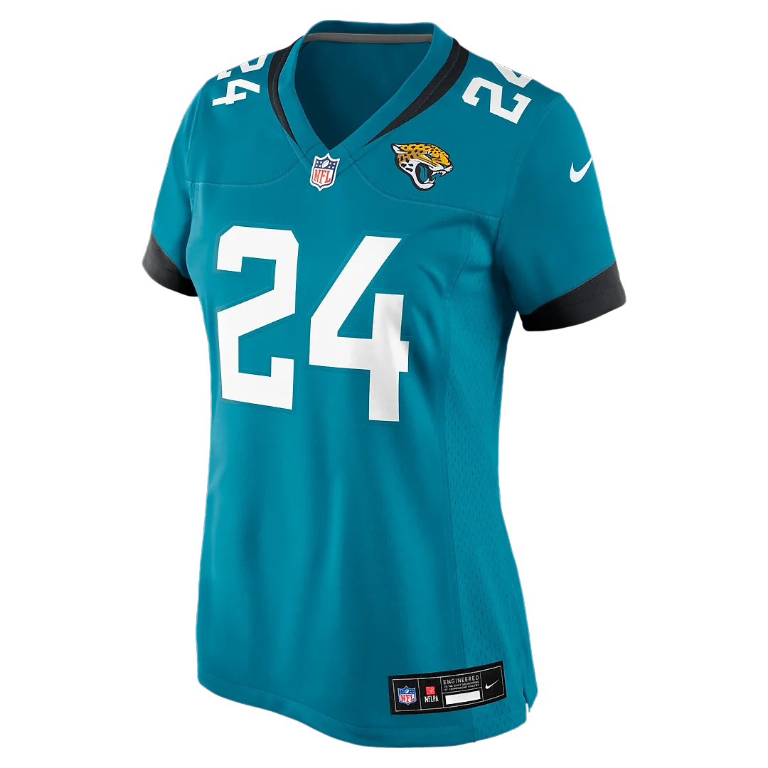Zennovawear Chris Rodriguez Jr. Jacksonville Jaguars Women's Team Game Jersey - Teal