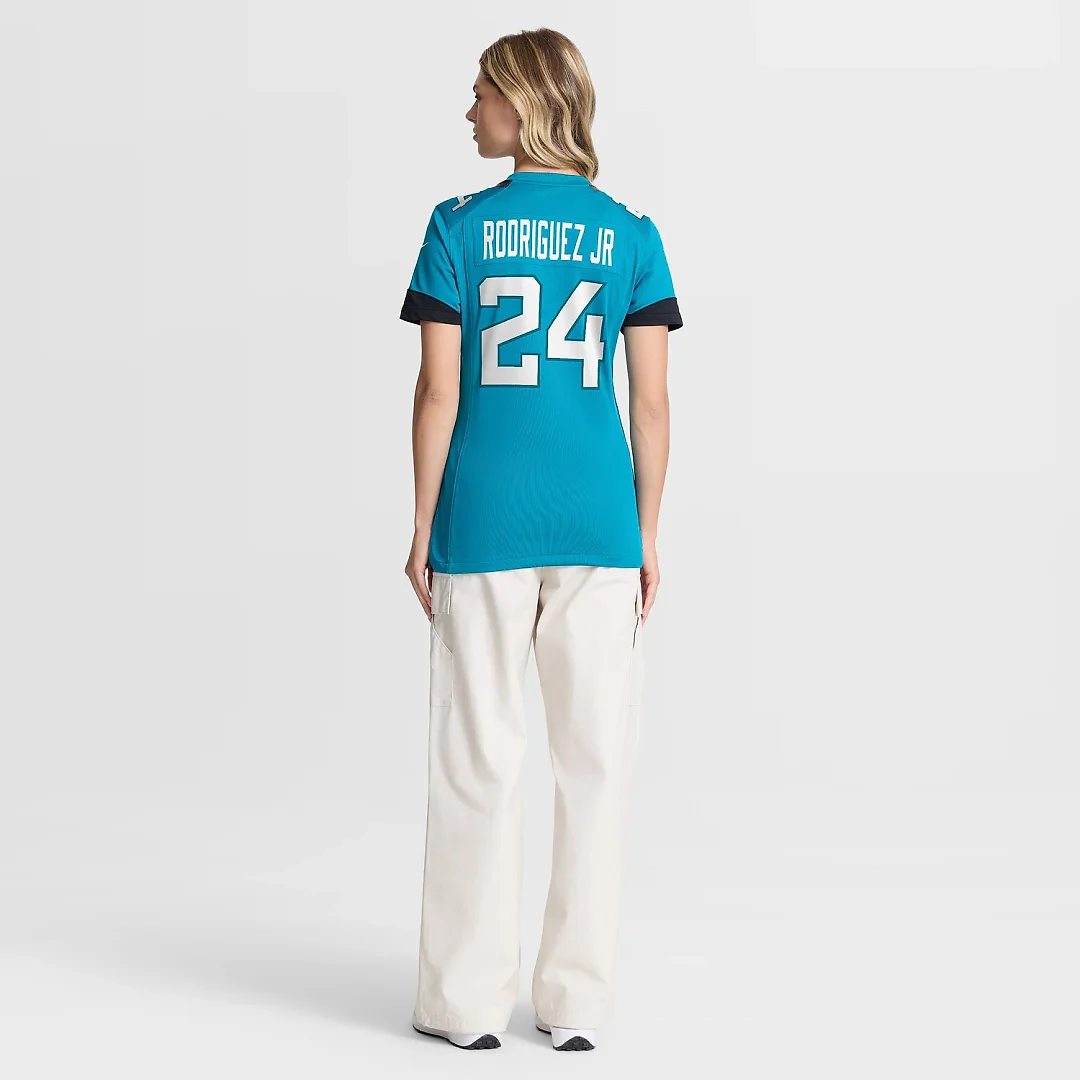 Zennovawear Chris Rodriguez Jr. Jacksonville Jaguars Women's Team Game Jersey - Teal