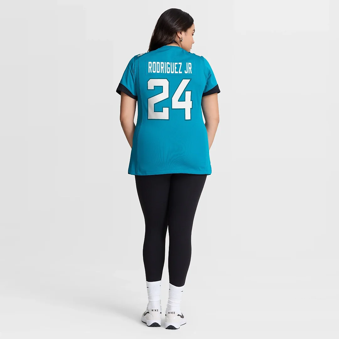 Zennovawear Chris Rodriguez Jr. Jacksonville Jaguars Women's Team Game Jersey - Teal