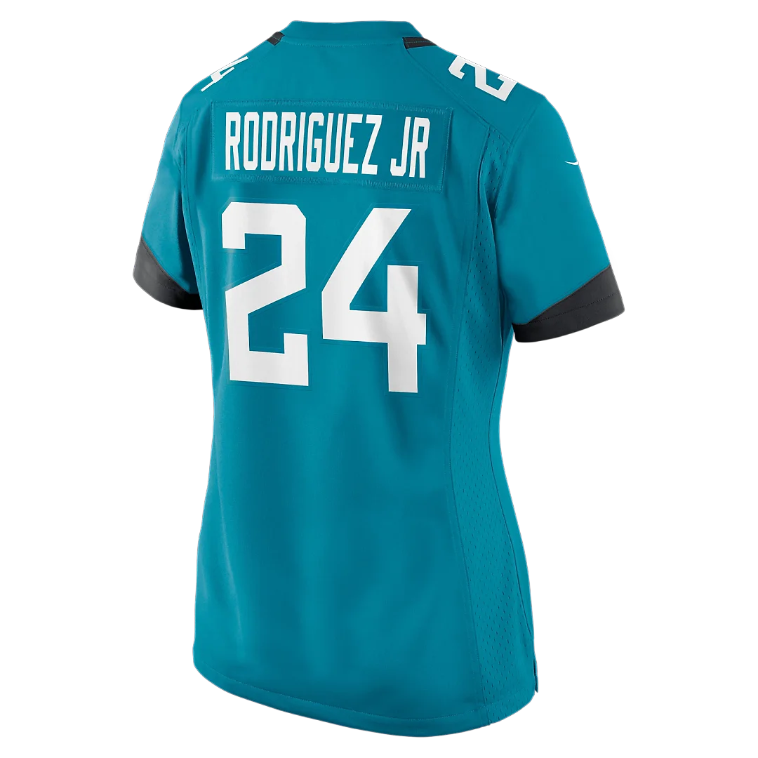 Zennovawear Chris Rodriguez Jr. Jacksonville Jaguars Women's Team Game Jersey - Teal