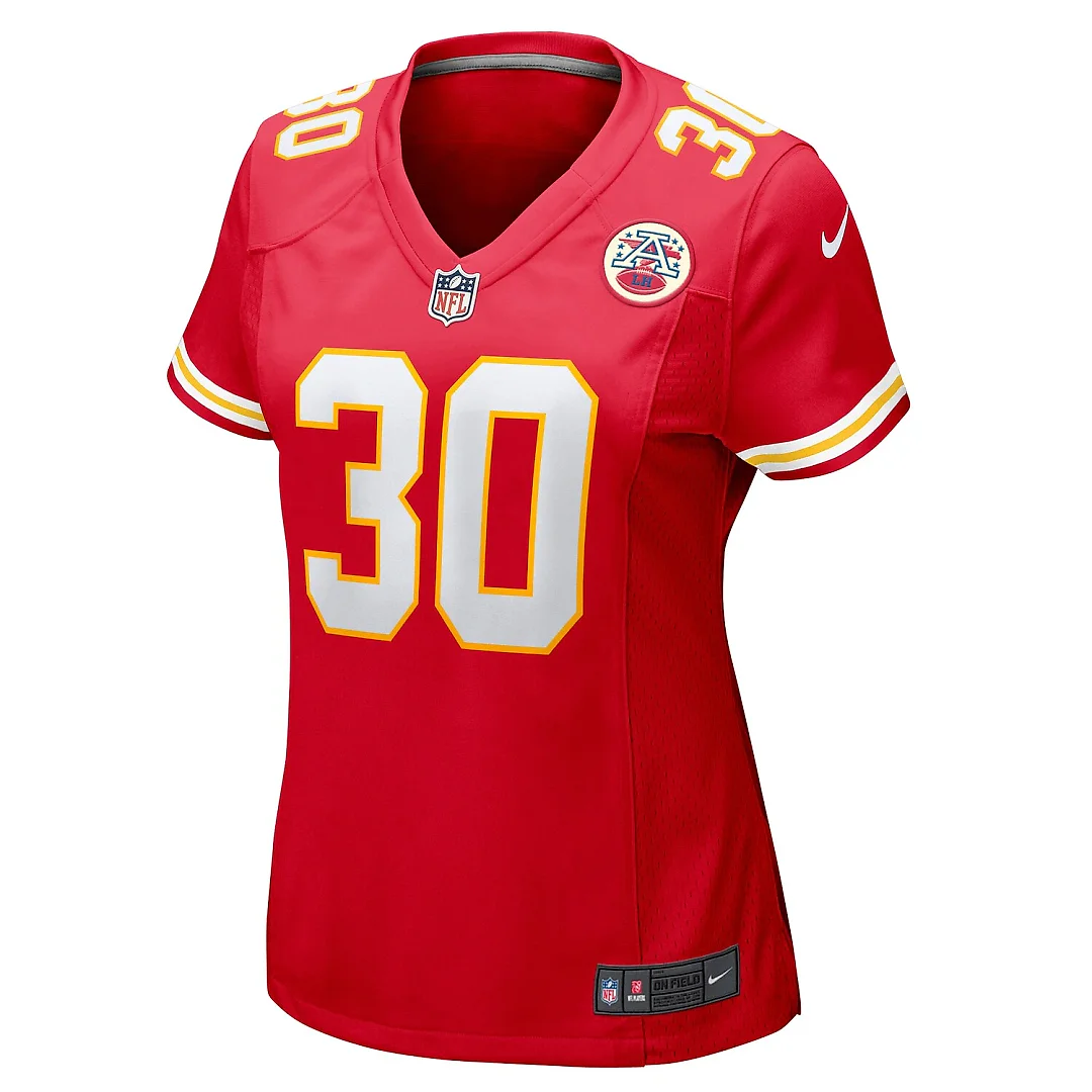 Zennovawear Chris Roland-Wallace Kansas City Chiefs Women's Game Jersey - Red