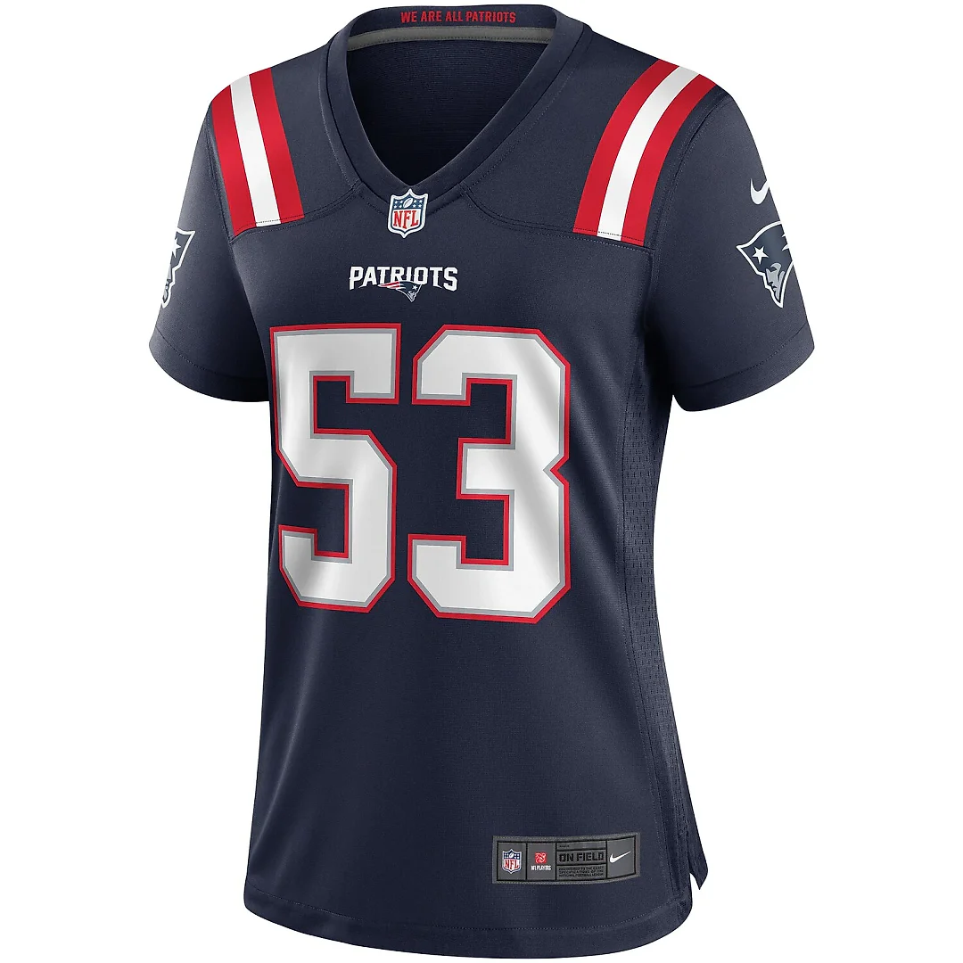 Zennovawear Chris Slade New England Patriots Women's Game Retired Player Jersey - Navy