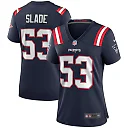 Zennovawear Chris Slade New England Patriots Women's Game Retired Player Jersey - Navy