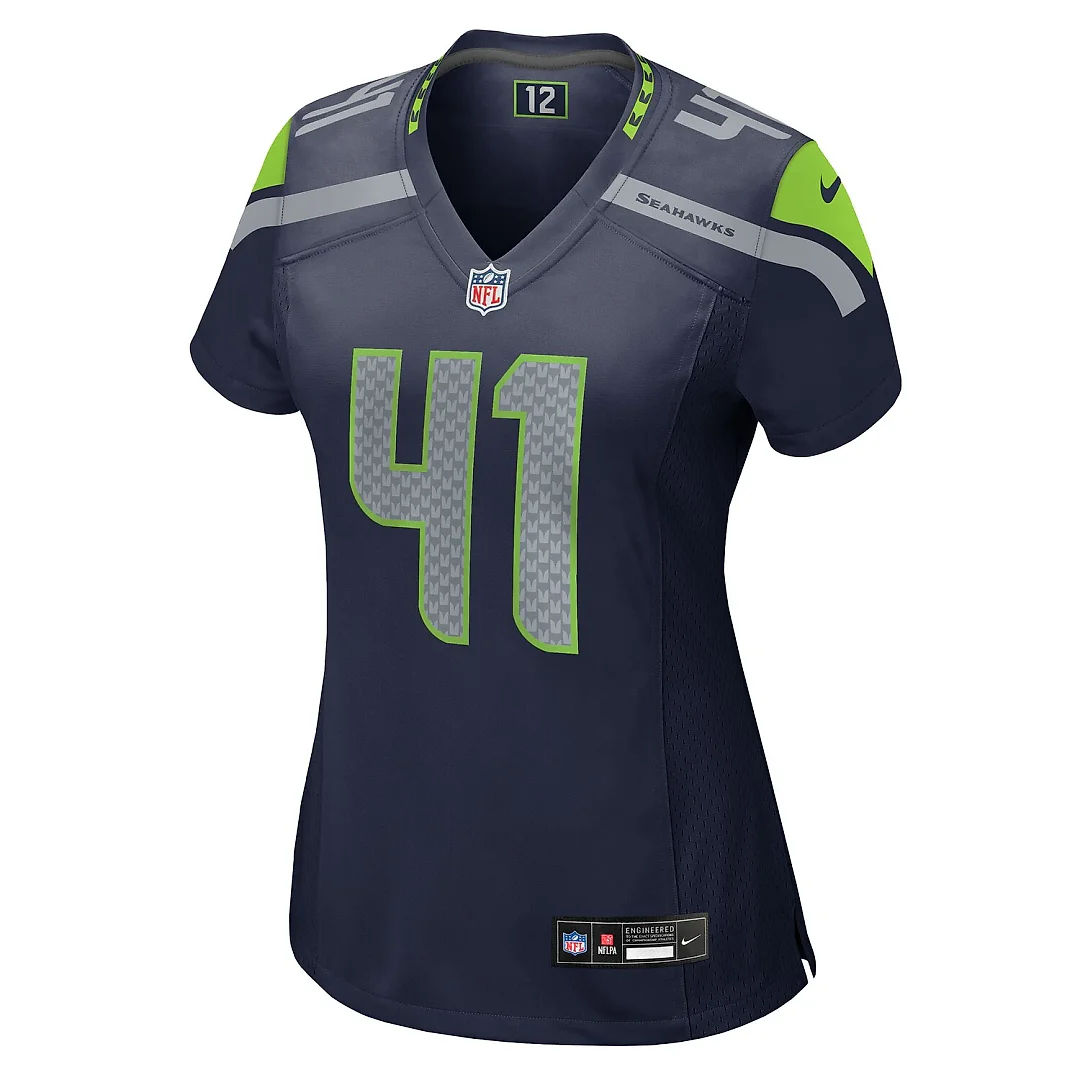 Zennovawear Chris Stoll Seattle Seahawks Women's Team Game Jersey - College Navy