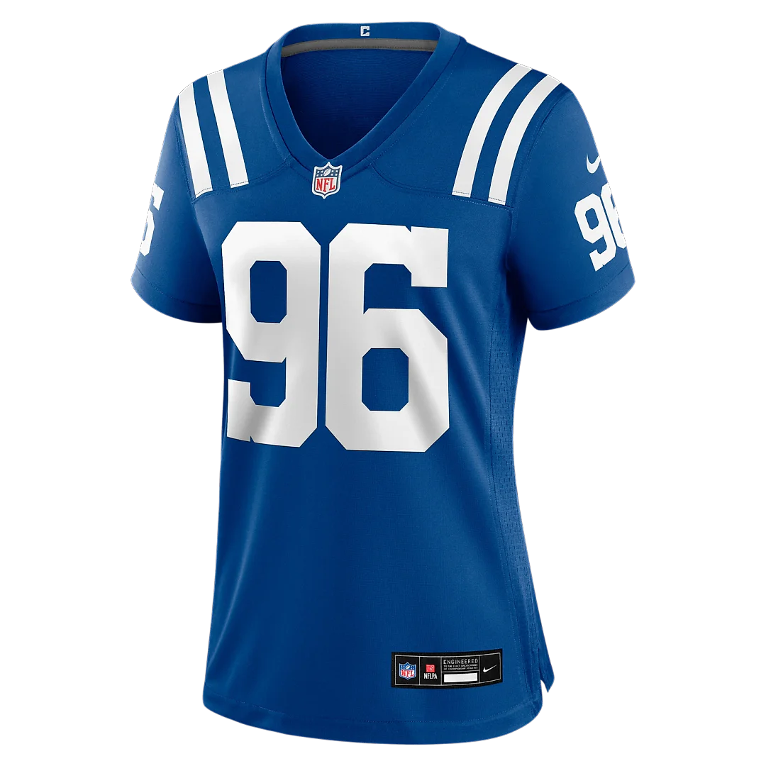 Zennovawear Chris Wormley Indianapolis Colts Women's Team Game Jersey - Royal