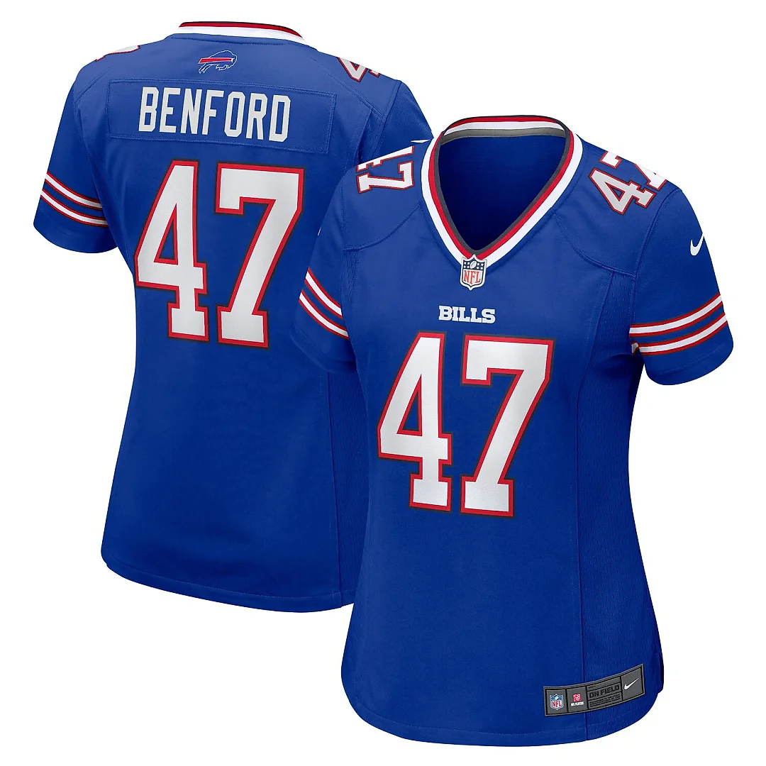 Zennovawear Christian Benford Buffalo Bills Women's Game Jersey - Royal