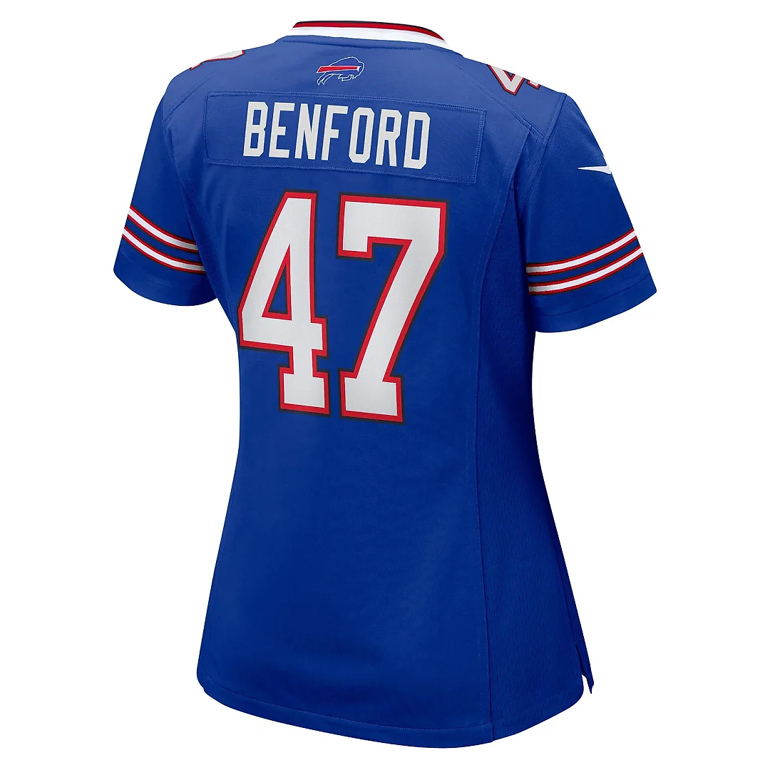 Zennovawear Christian Benford Buffalo Bills Women's Game Jersey - Royal