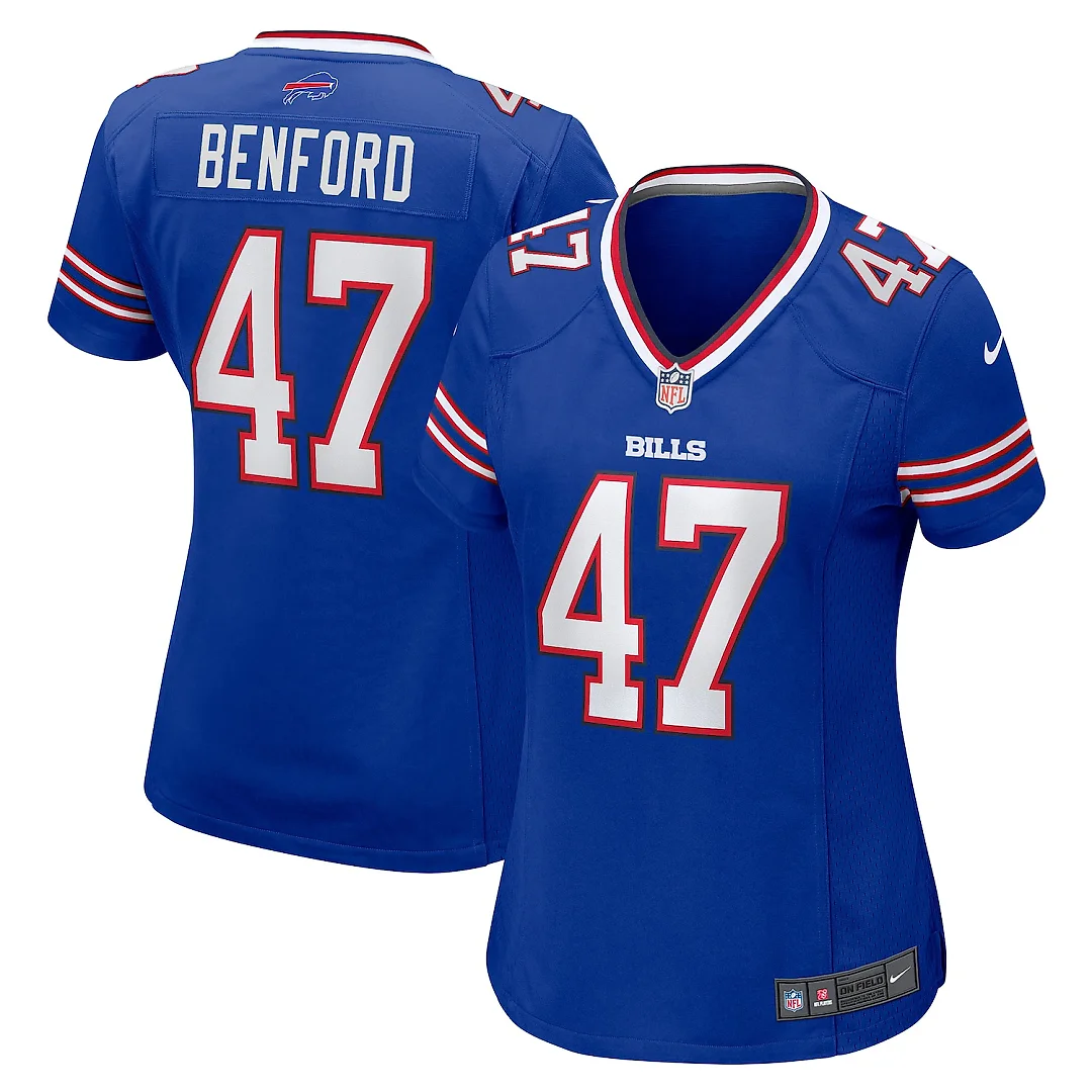 Zennovawear Christian Benford Buffalo Bills Women's Game Jersey - Royal