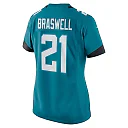 Zennovawear Christian Braswell Jacksonville Jaguars Women's Team Game Jersey - Teal