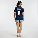 Zennovawear Christian Gonzalez New England Patriots Women's Team Game Jersey - Navy