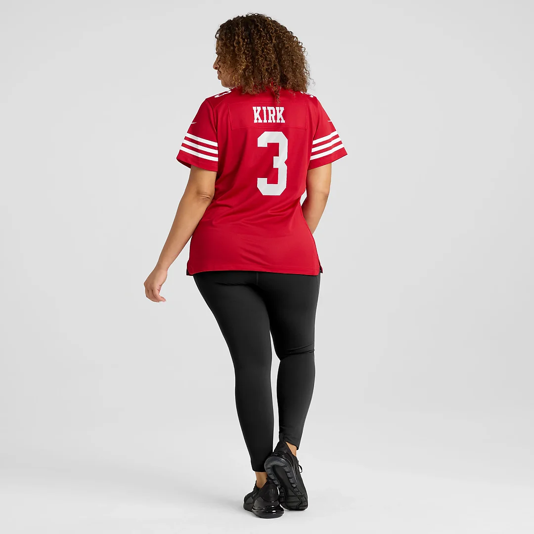 Zennovawear Christian Kirk San Francisco 49ers Women's Team Game Jersey - Scarlet