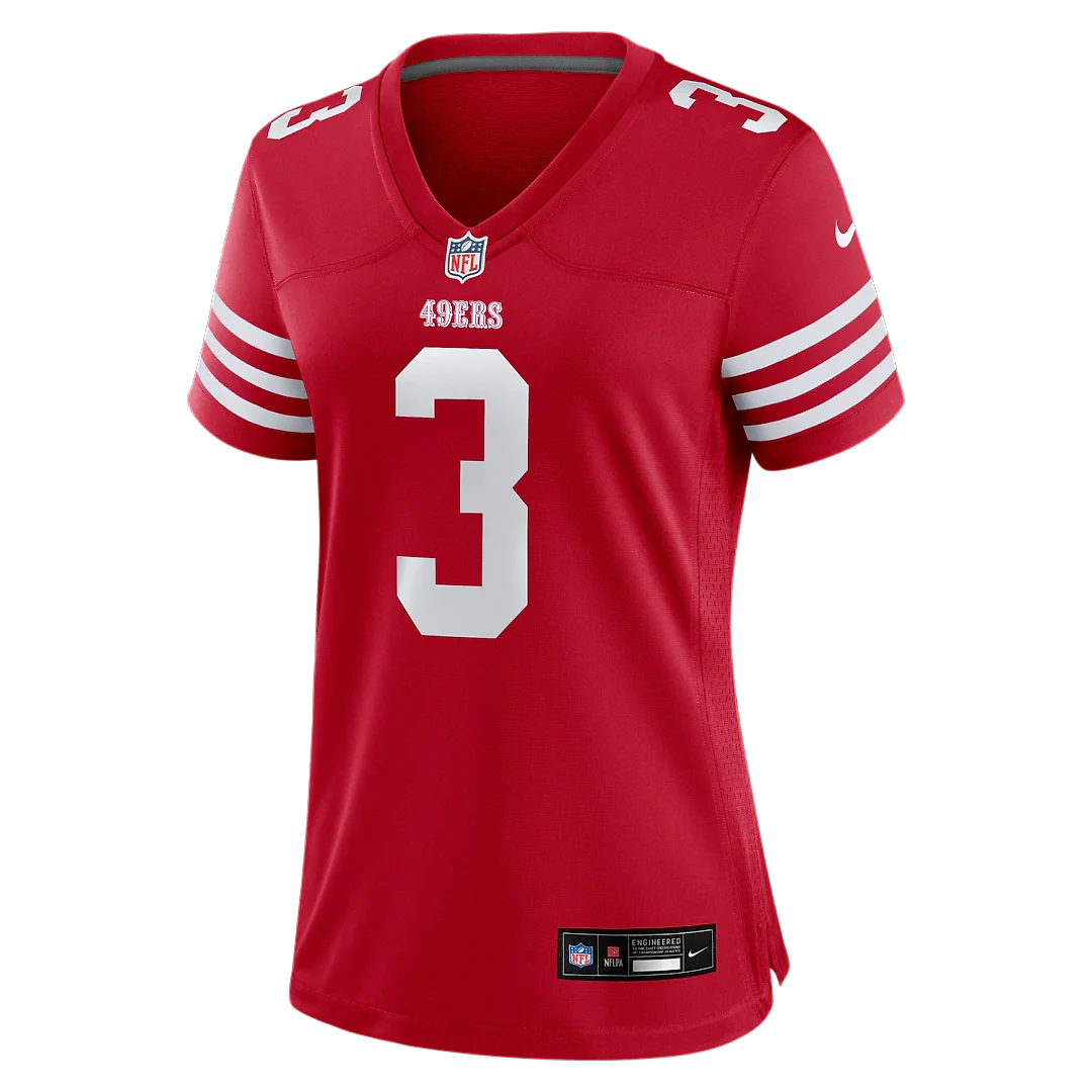 Zennovawear Christian Kirk San Francisco 49ers Women's Team Game Jersey - Scarlet