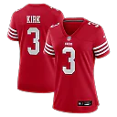 Zennovawear Christian Kirk San Francisco 49ers Women's Team Game Jersey - Scarlet