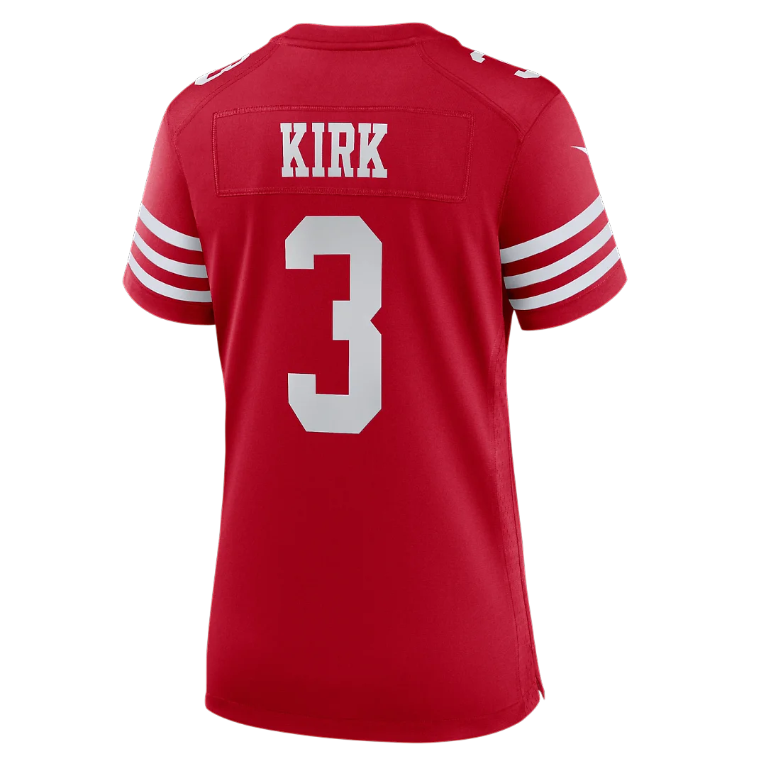 Zennovawear Christian Kirk San Francisco 49ers Women's Team Game Jersey - Scarlet