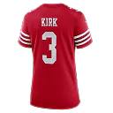 Zennovawear Christian Kirk San Francisco 49ers Women's Team Game Jersey - Scarlet