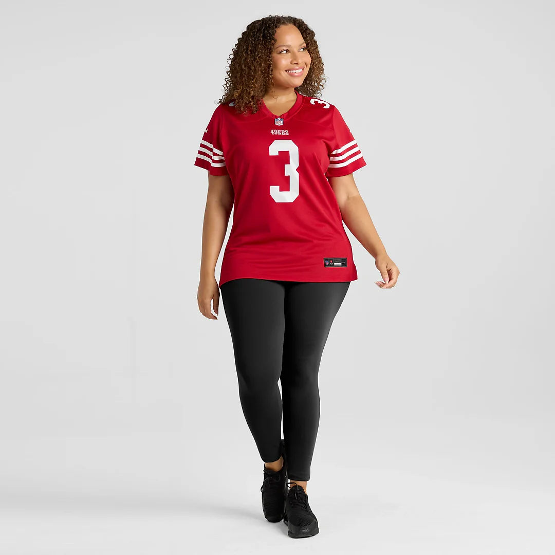 Zennovawear Christian Kirk San Francisco 49ers Women's Team Game Jersey - Scarlet