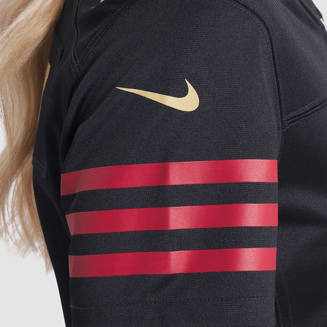 Zennovawear Christian McCaffrey San Francisco 49ers Women's 2025 Rivalries Collection Game Jersey - Black