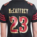 Zennovawear Christian McCaffrey San Francisco 49ers Women's 2025 Rivalries Collection Game Jersey - Black