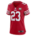 Zennovawear Christian McCaffrey San Francisco 49ers Women's 80th Anniversary Game Jersey - Scarlet