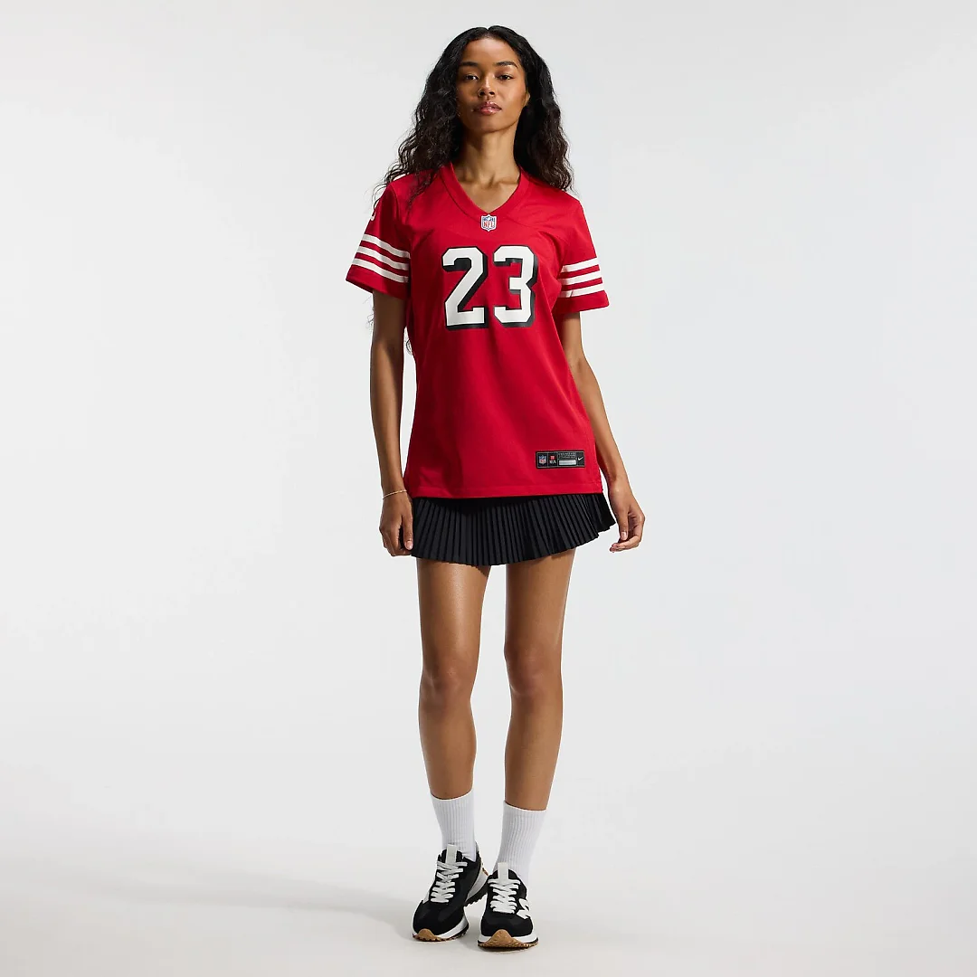 Zennovawear Christian McCaffrey San Francisco 49ers Women's Player Jersey - Scarlet