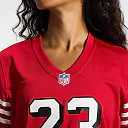 Zennovawear Christian McCaffrey San Francisco 49ers Women's Player Jersey - Scarlet